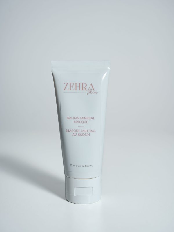Masque minéral au kaolin